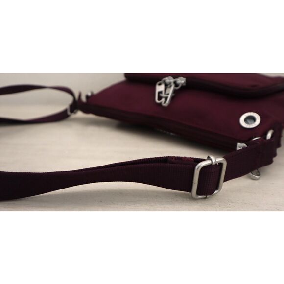 Baggallini Women's O/S Mulberry/Wine Anti-Theft/RFID Memento Crossbody Bag - Picture 14 of 16